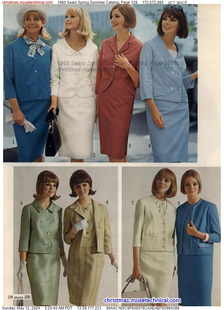 1965 Sears Spring Summer Catalog, Page 128