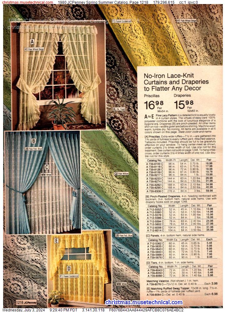 1980 JCPenney Spring Summer Catalog, Page 1218