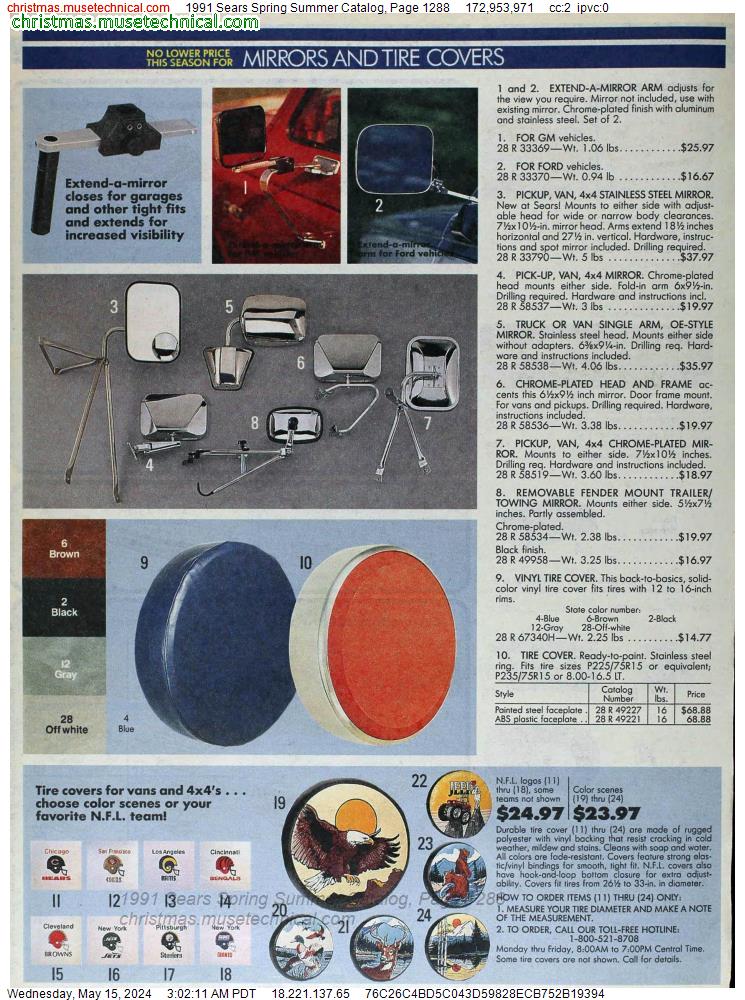 1991 Sears Spring Summer Catalog, Page 1288