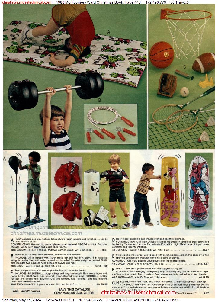 1980 Montgomery Ward Christmas Book, Page 448