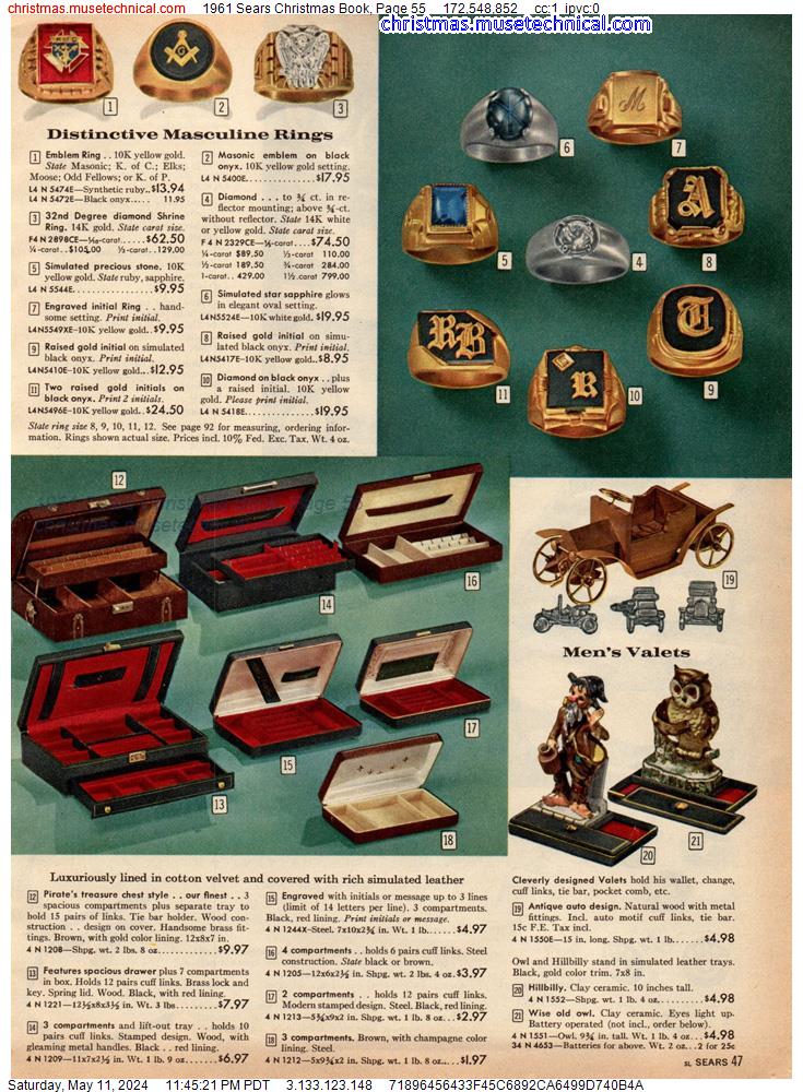 1961 Sears Christmas Book, Page 55