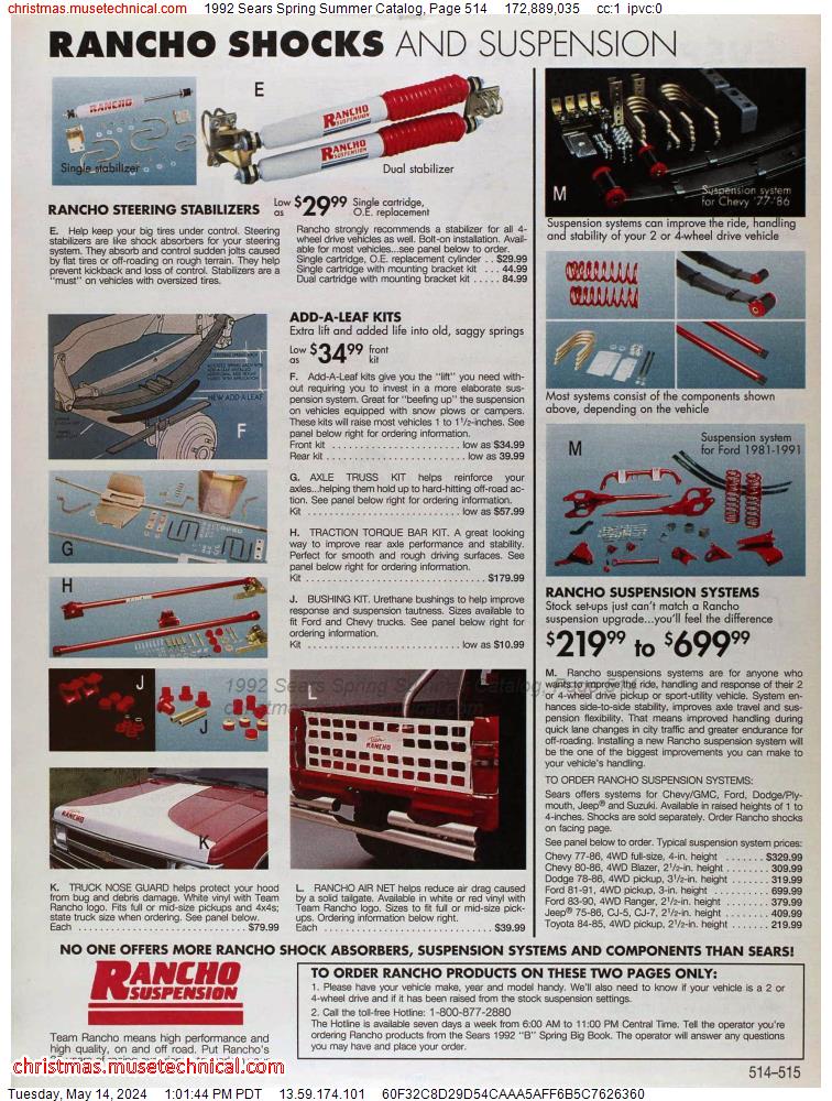 1992 Sears Spring Summer Catalog, Page 514