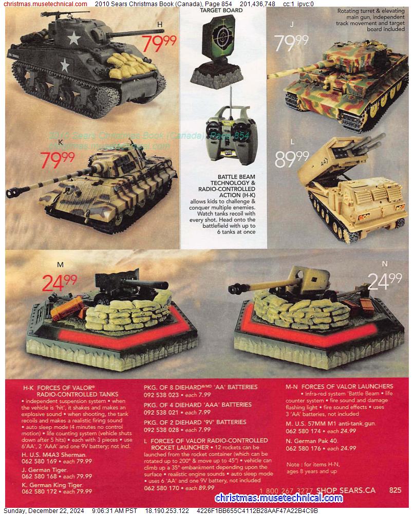 2010 Sears Christmas Book (Canada), Page 854