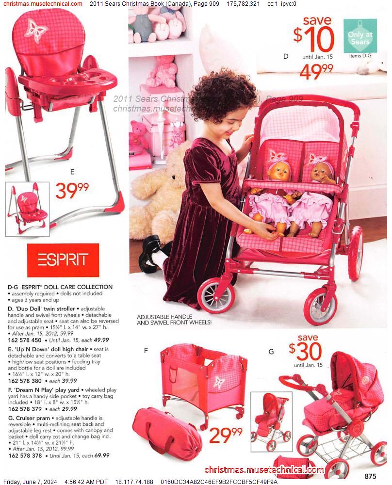 2011 Sears Christmas Book (Canada), Page 909