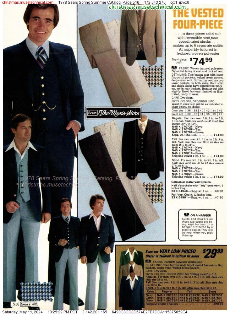 1978 Sears Spring Summer Catalog, Page 516