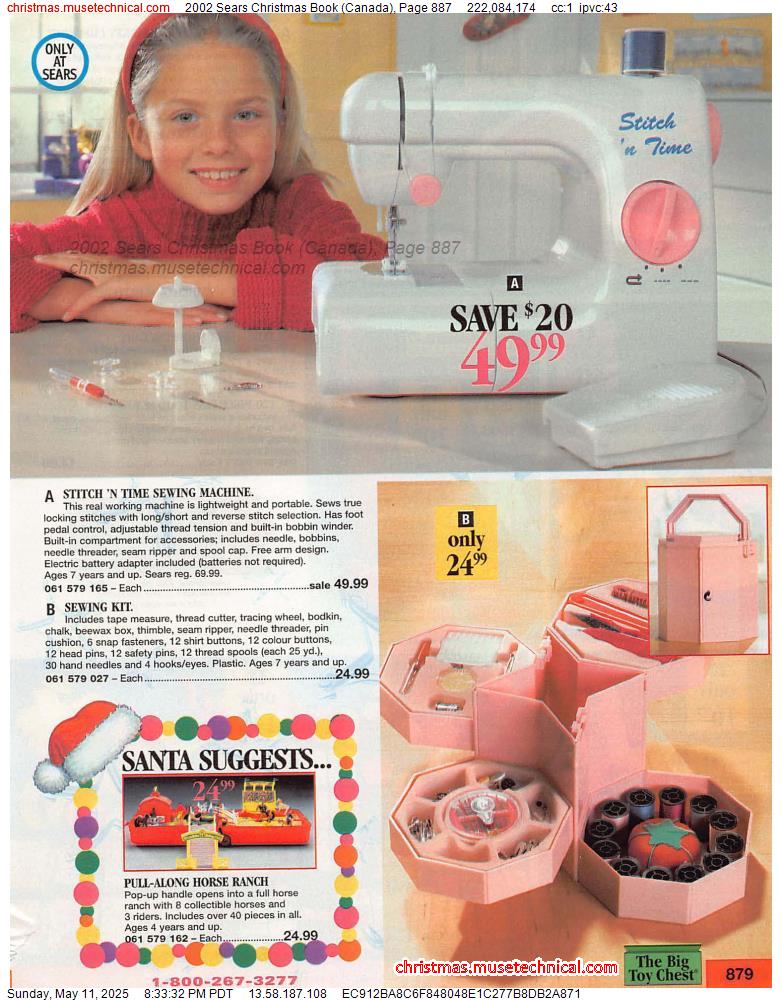 2002 Sears Christmas Book (Canada), Page 887