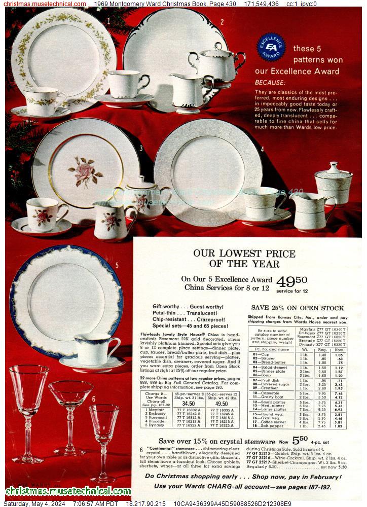 1969 Montgomery Ward Christmas Book, Page 430
