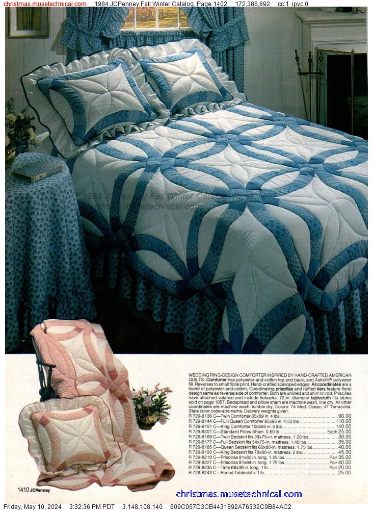 1984 JCPenney Fall Winter Catalog, Page 1402