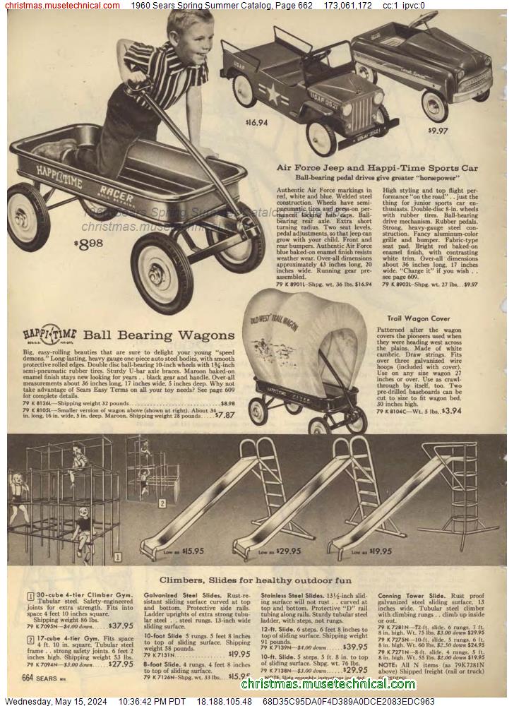 1960 Sears Spring Summer Catalog, Page 662