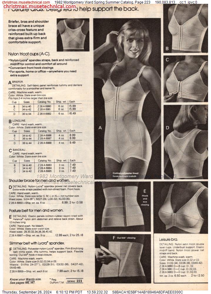 1982 Montgomery Ward Spring Summer Catalog, Page 223