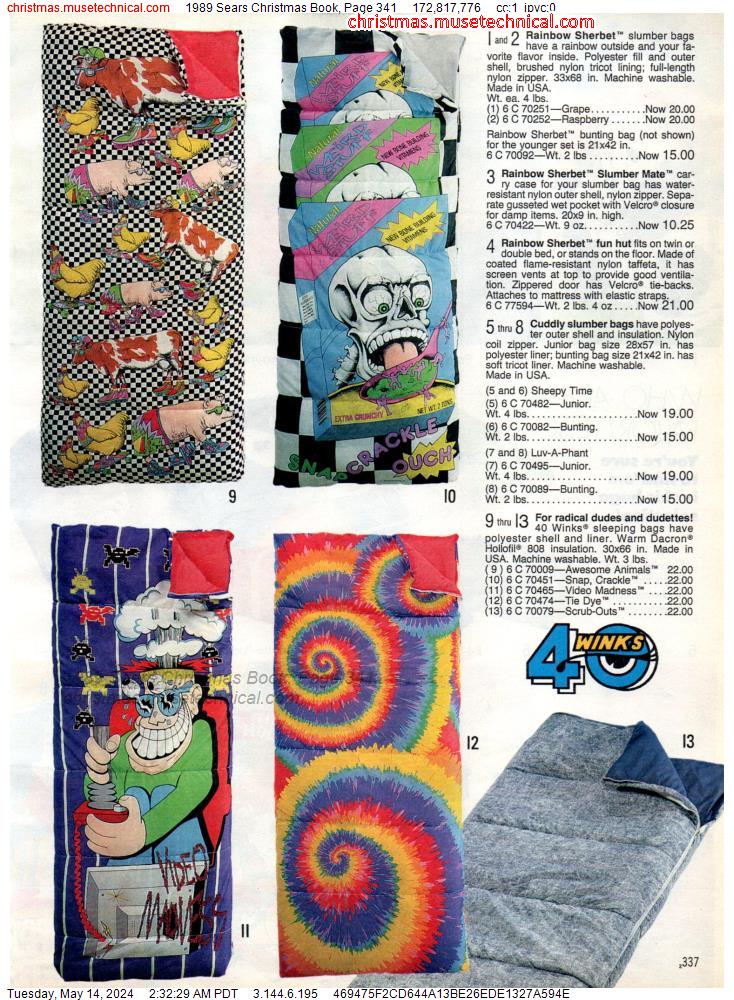 1989 Sears Christmas Book, Page 341