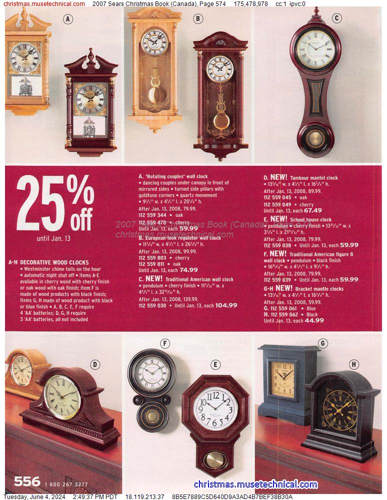 2007 Sears Christmas Book (Canada), Page 574