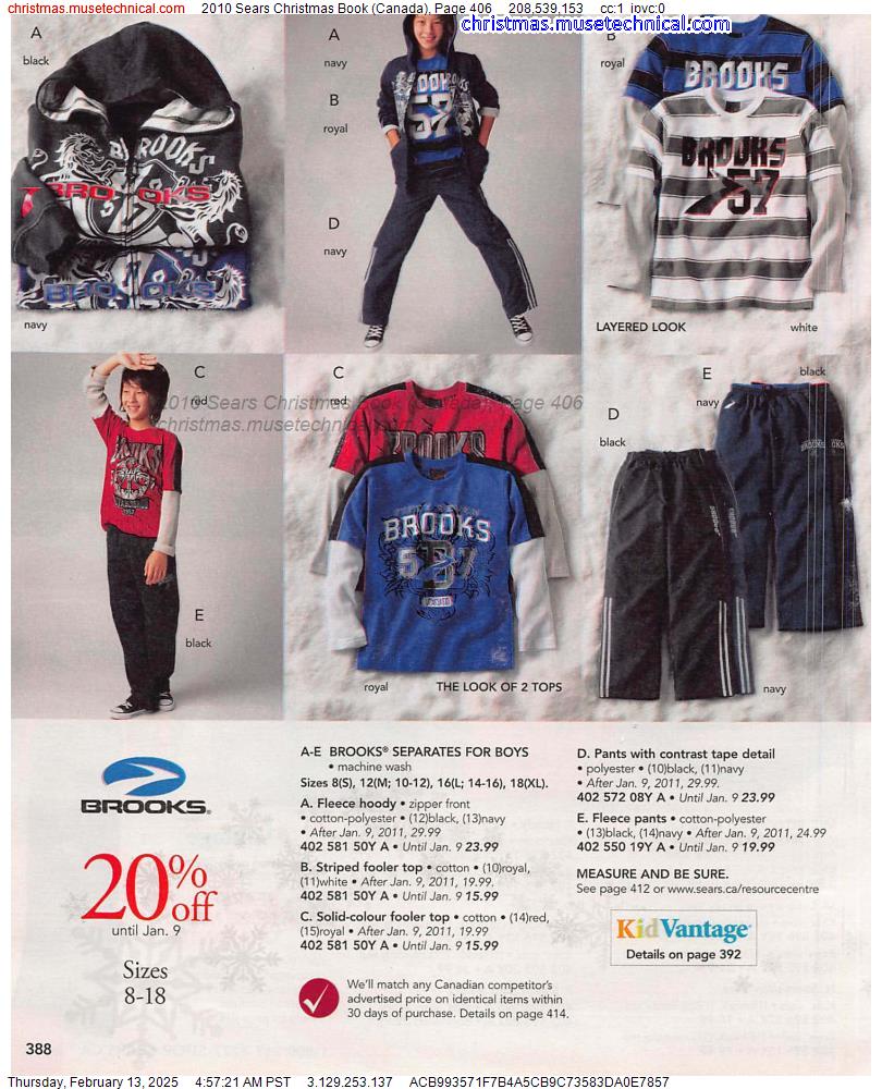 2010 Sears Christmas Book (Canada), Page 406