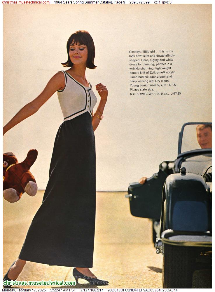 1964 Sears Spring Summer Catalog, Page 9