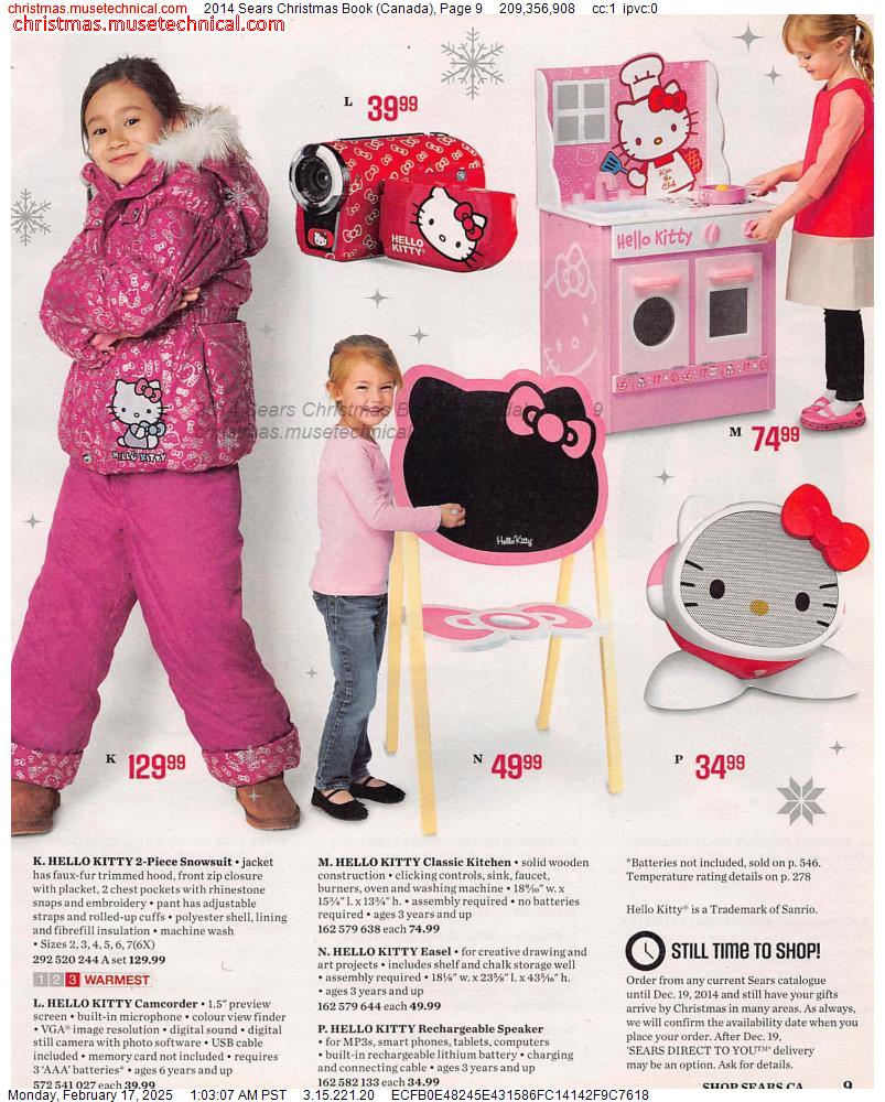 2014 Sears Christmas Book (Canada), Page 9