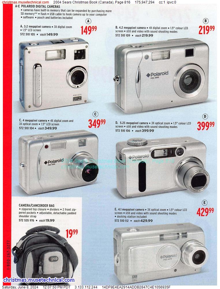 2004 Sears Christmas Book (Canada), Page 816
