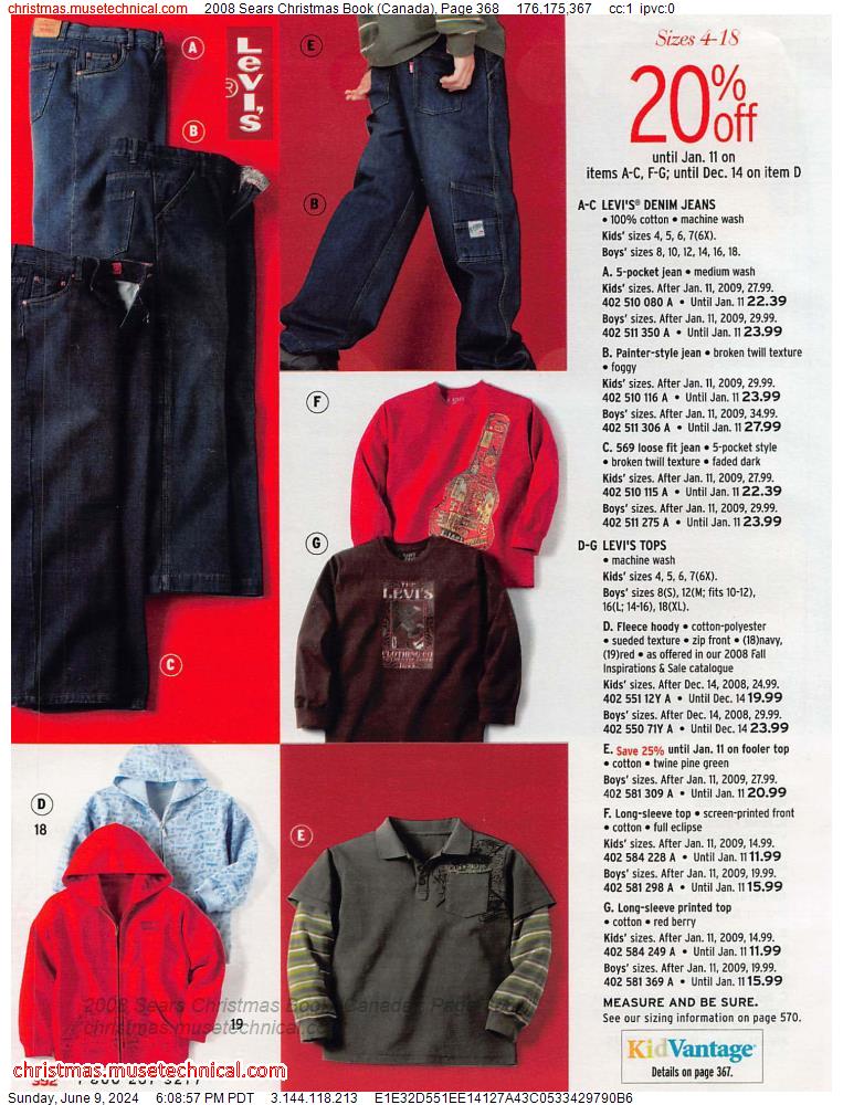 2008 Sears Christmas Book (Canada), Page 368