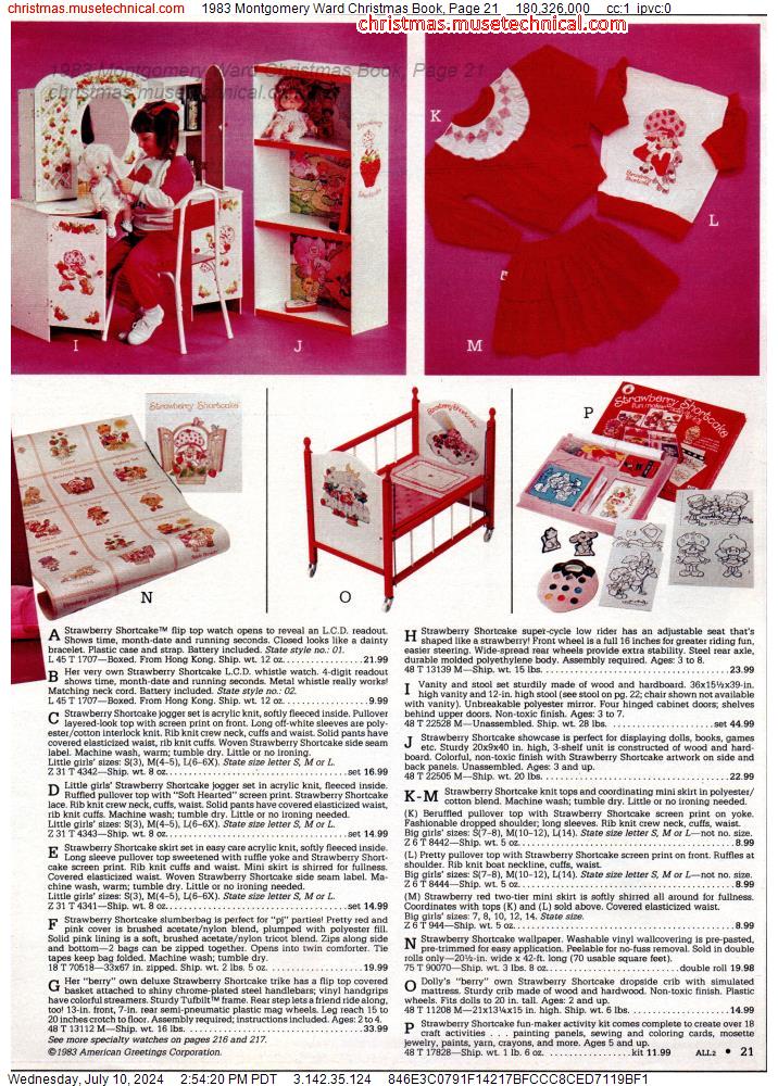 1983 Montgomery Ward Christmas Book, Page 21