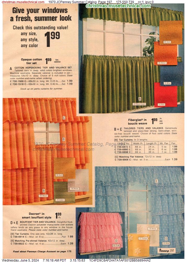 1970 JCPenney Summer Catalog, Page 197