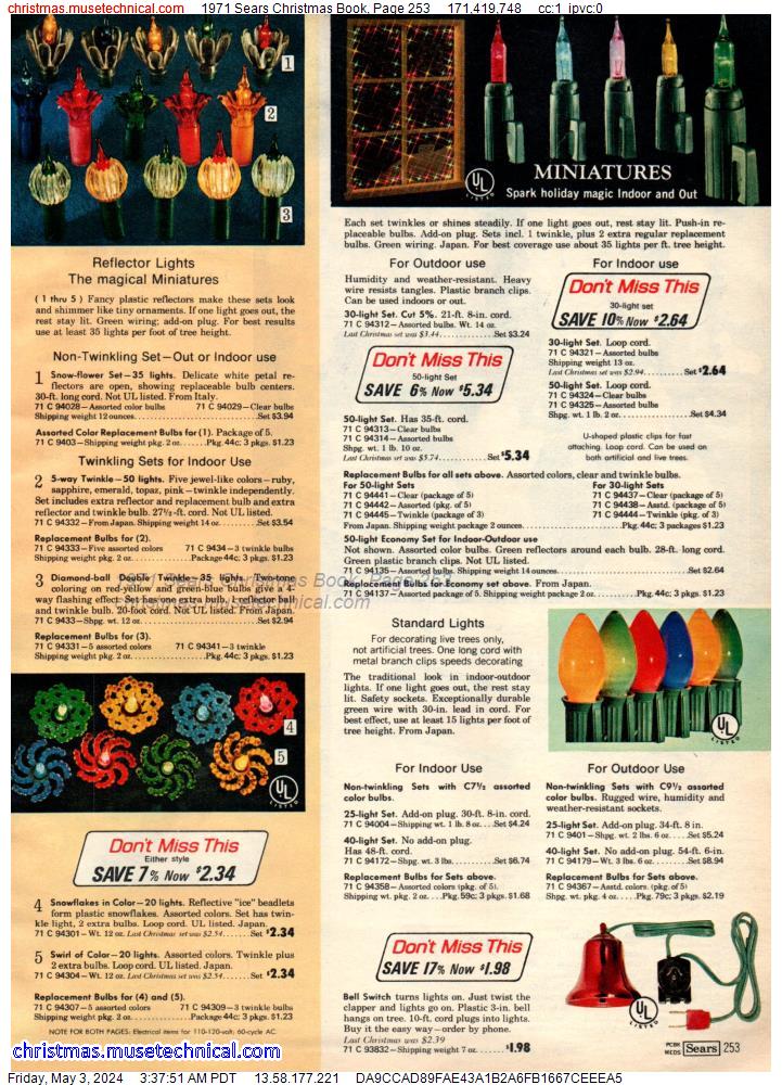 1971 Sears Christmas Book, Page 253