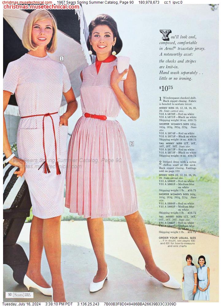 1967 Sears Spring Summer Catalog, Page 90