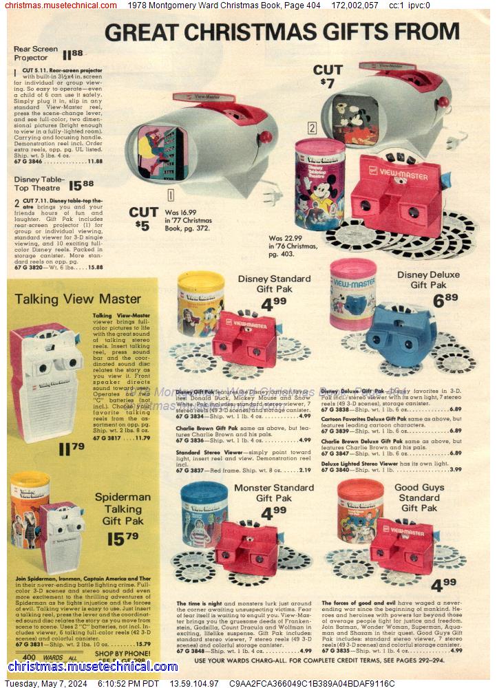 1978 Montgomery Ward Christmas Book, Page 404
