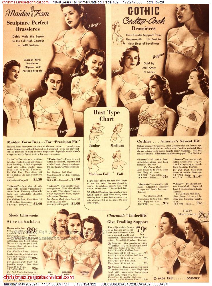 1940 Sears Fall Winter Catalog, Page 162