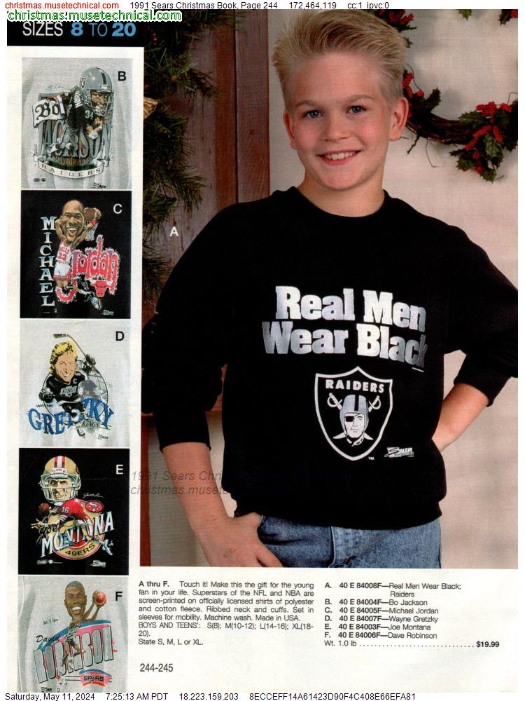 1991 Sears Christmas Book, Page 244