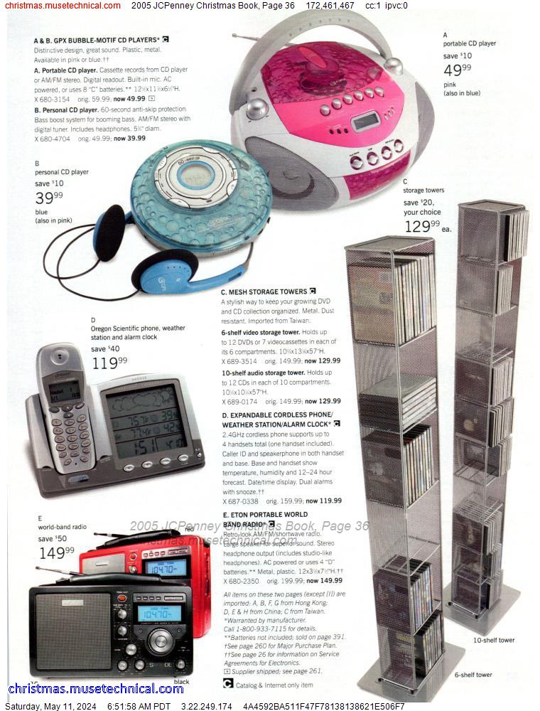 2005 JCPenney Christmas Book, Page 36