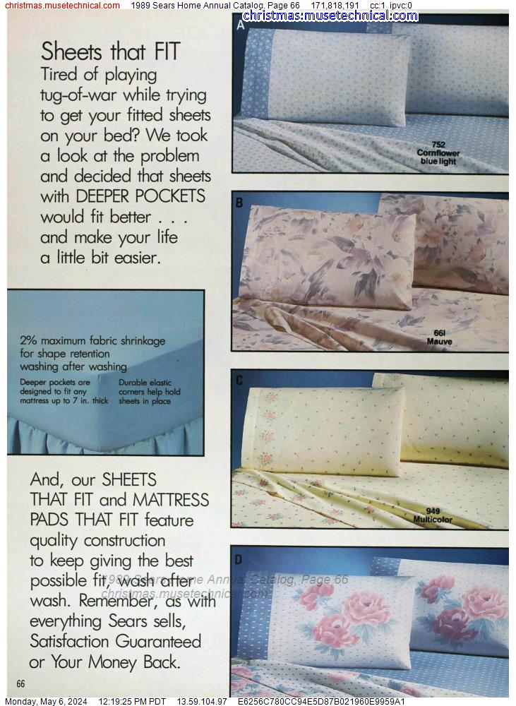 1989 Sears Home Annual Catalog, Page 66