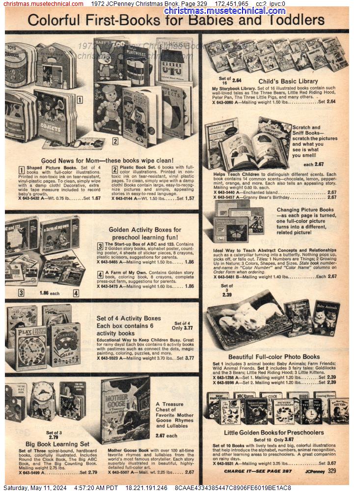 1972 JCPenney Christmas Book, Page 329