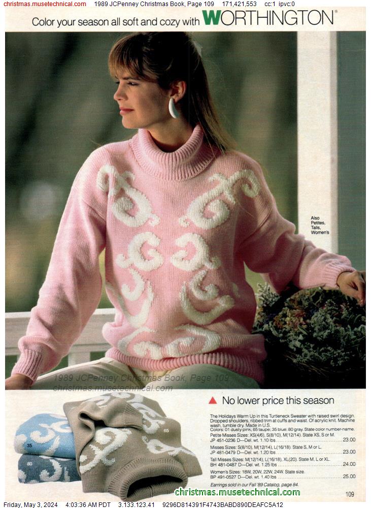 1989 JCPenney Christmas Book, Page 109