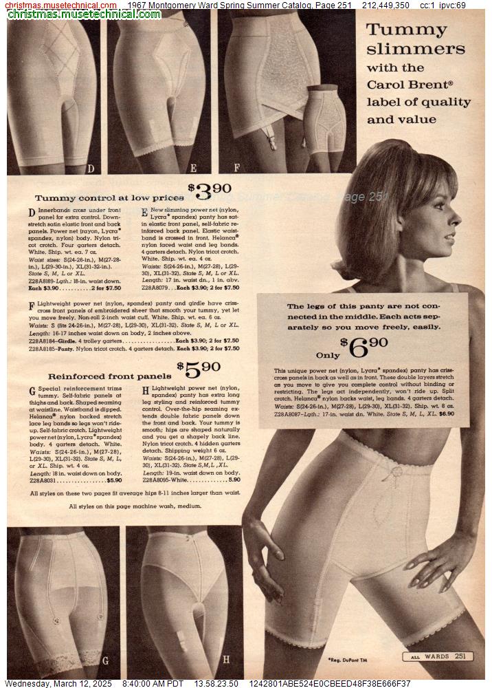 1967 Montgomery Ward Spring Summer Catalog, Page 251