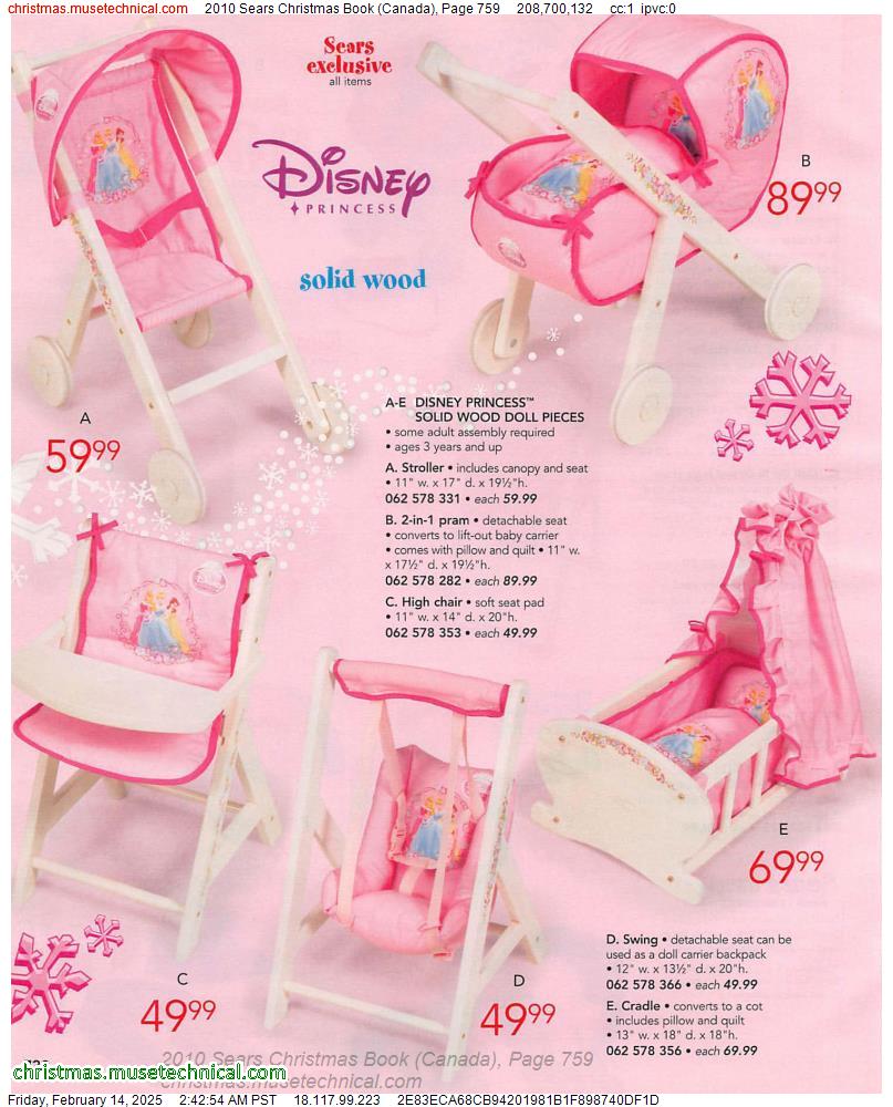 2010 Sears Christmas Book (Canada), Page 759