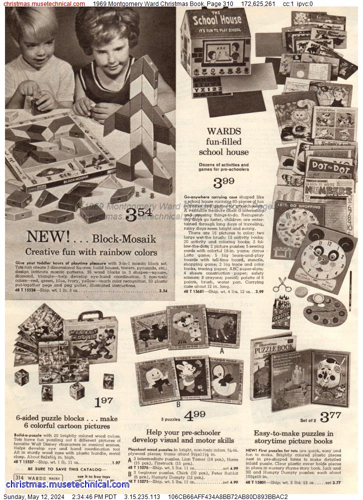 1969 Montgomery Ward Christmas Book, Page 310