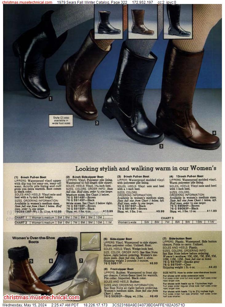 1979 Sears Fall Winter Catalog, Page 322