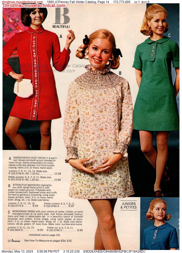 1969 JCPenney Fall Winter Catalog, Page 14
