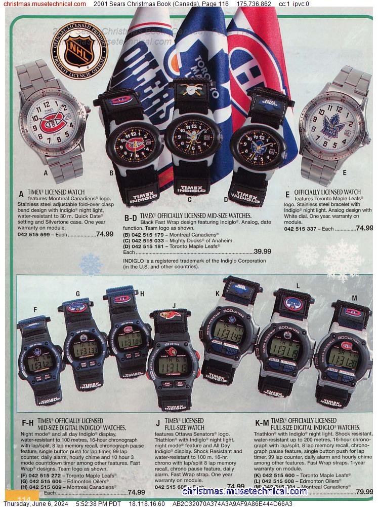 2001 Sears Christmas Book (Canada), Page 116