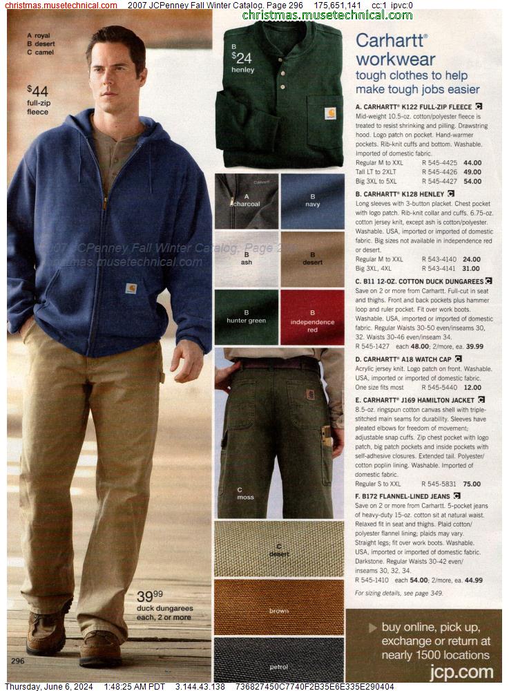 2007 JCPenney Fall Winter Catalog, Page 296