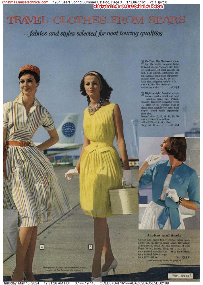 1961 Sears Spring Summer Catalog, Page 3