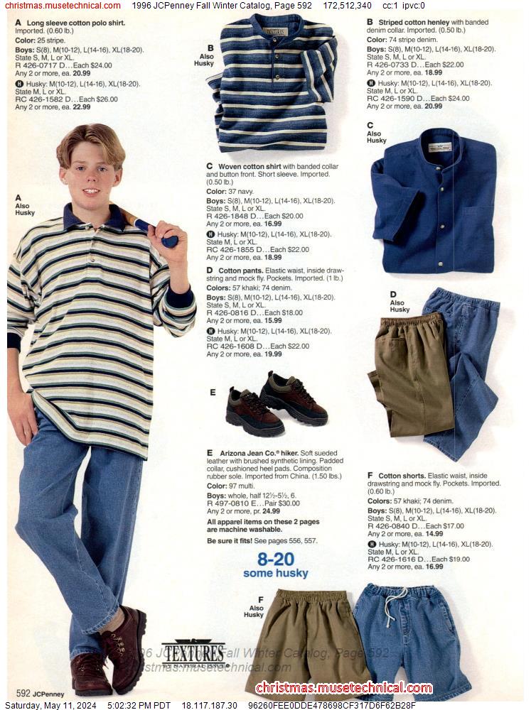 1996 JCPenney Fall Winter Catalog, Page 592