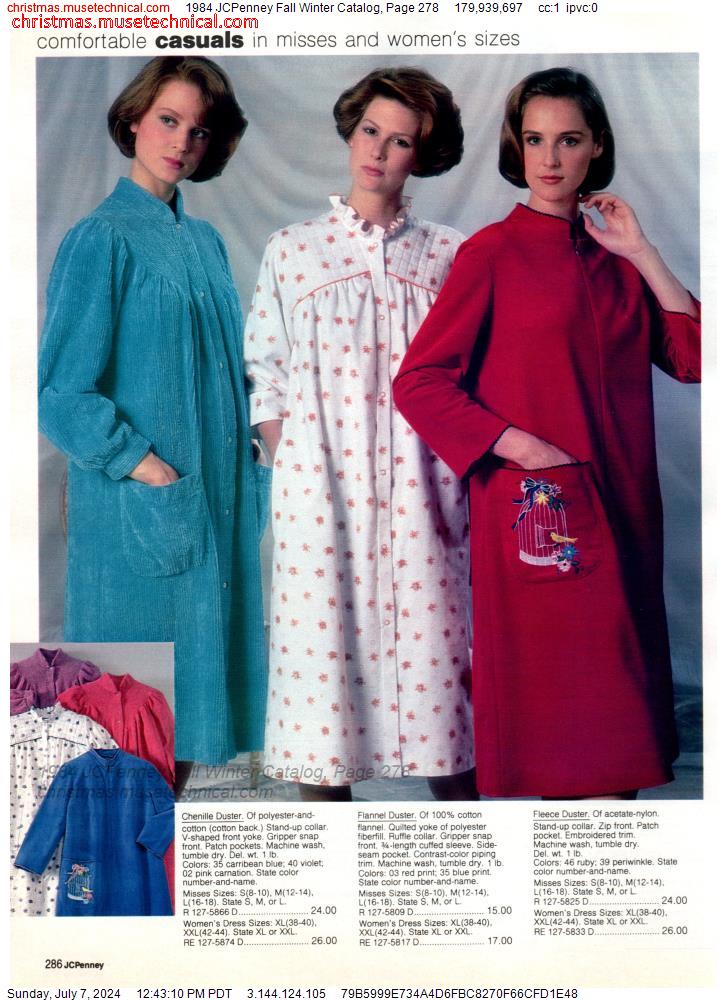 1984 JCPenney Fall Winter Catalog, Page 278