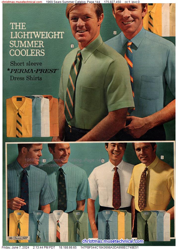 1969 Sears Summer Catalog, Page 144