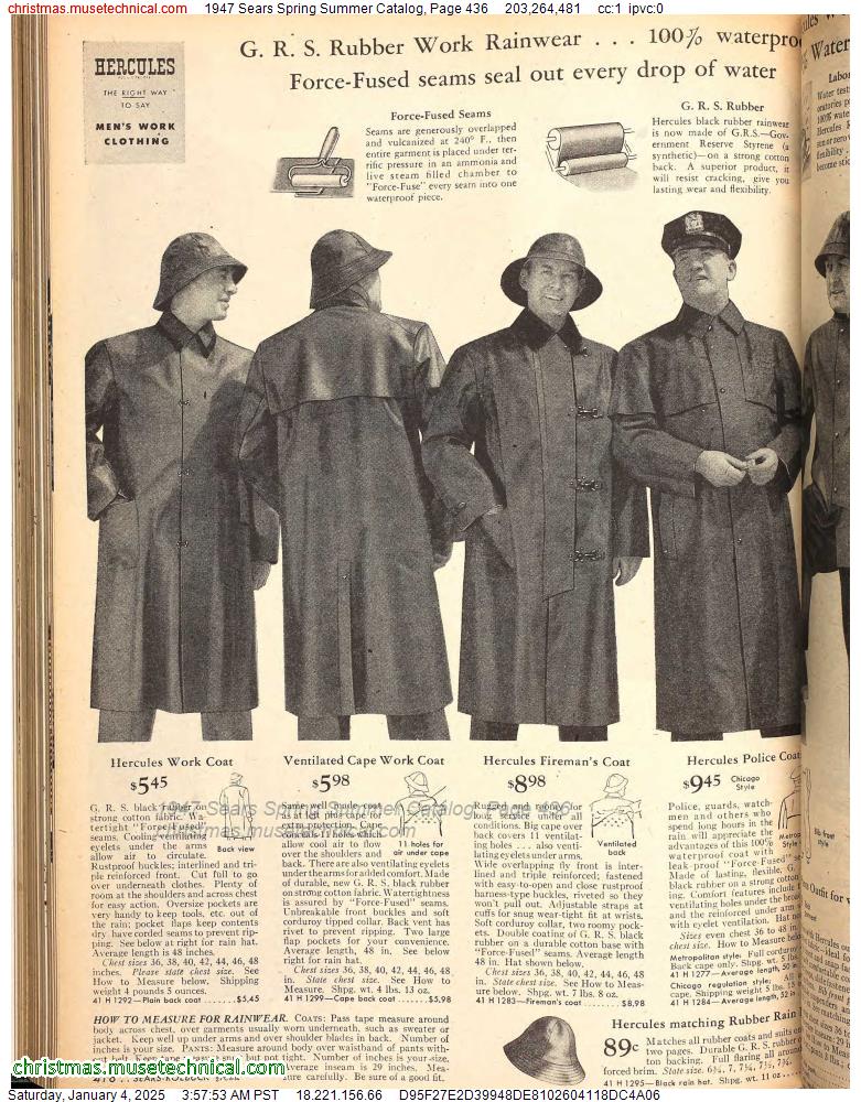 1947 Sears Spring Summer Catalog, Page 436