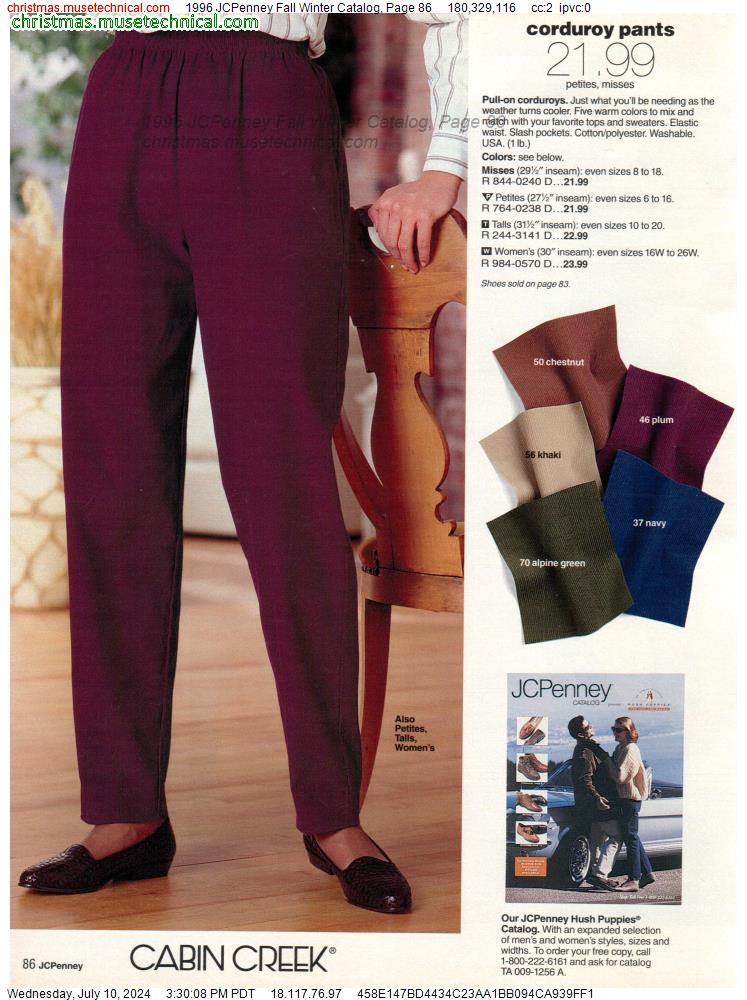 1996 JCPenney Fall Winter Catalog, Page 86