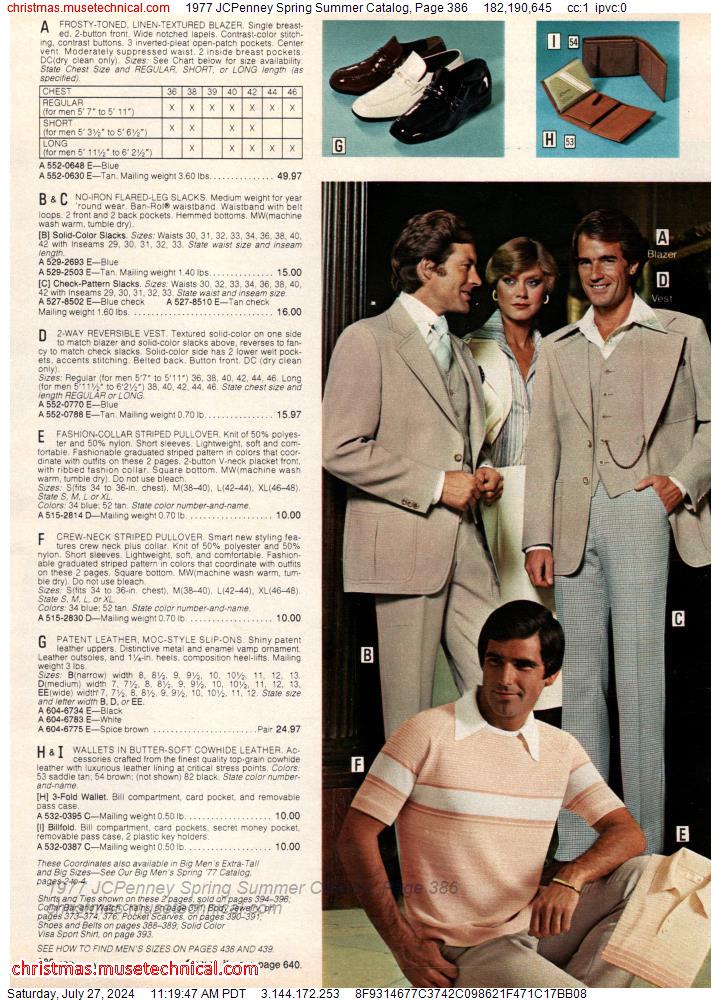1977 JCPenney Spring Summer Catalog, Page 386