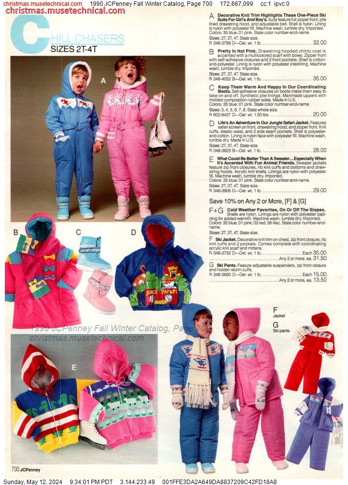 1990 JCPenney Fall Winter Catalog, Page 700