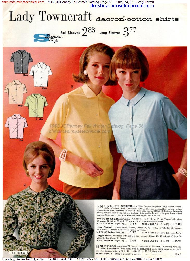 1963 JCPenney Fall Winter Catalog, Page 56