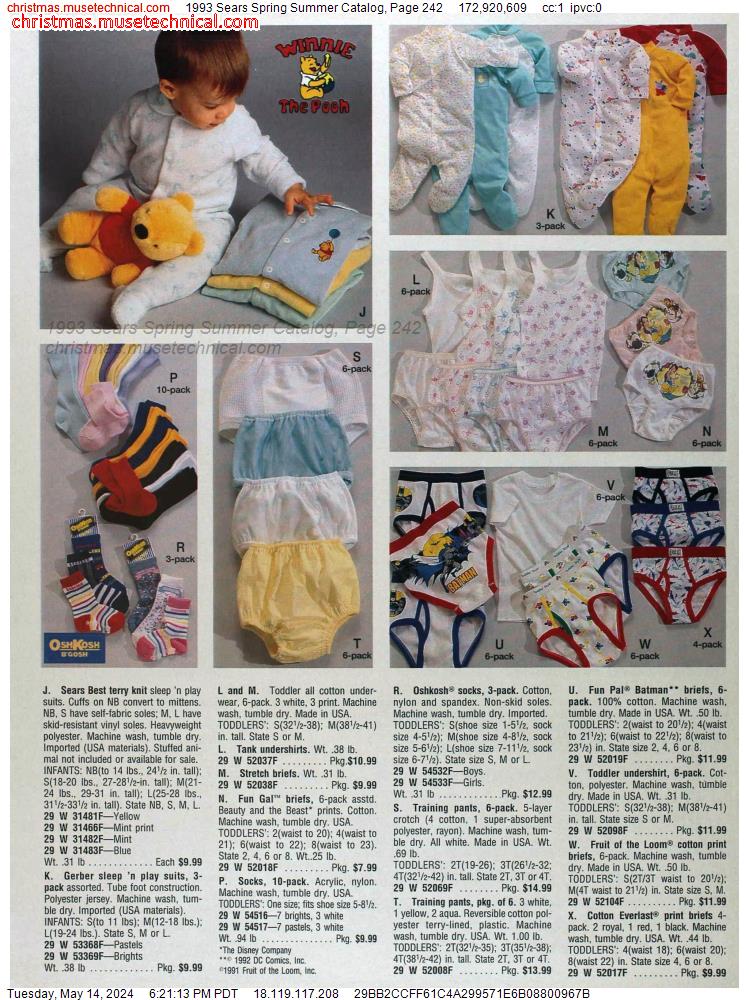 1993 Sears Spring Summer Catalog, Page 242
