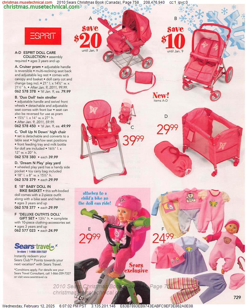 2010 Sears Christmas Book (Canada), Page 758